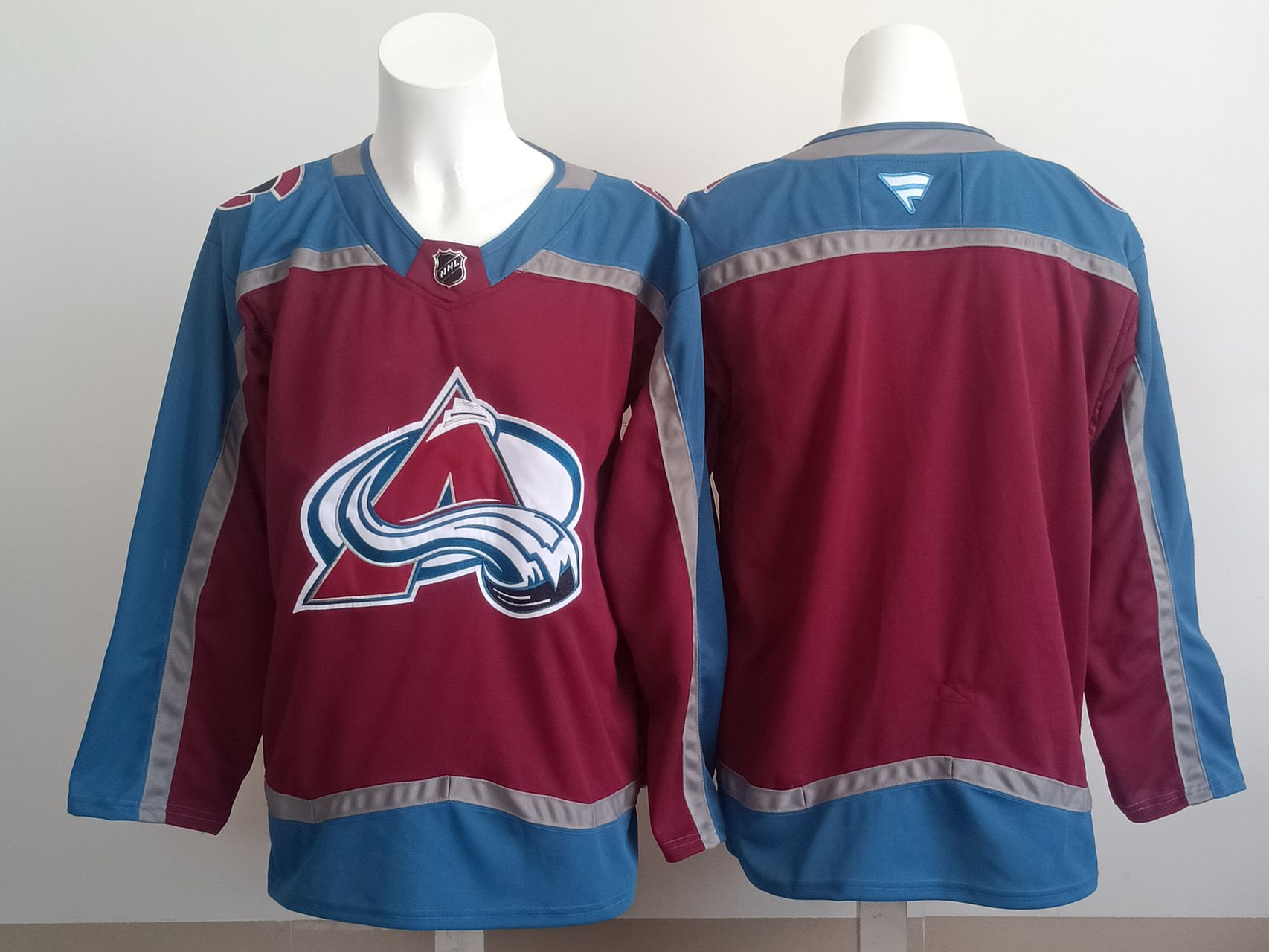 Men 2025 Colorado Avalanche Blank Red NHL Jersey style 01